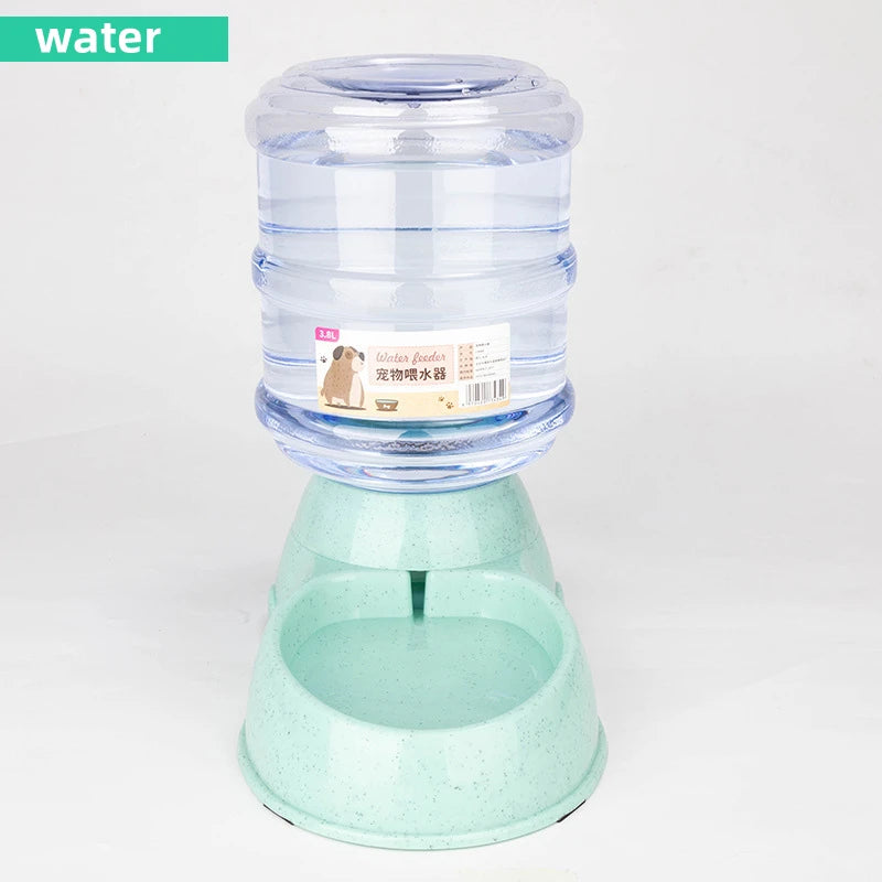 Pet Feeding Bowls for Cats Dogs with Water Dispenser
