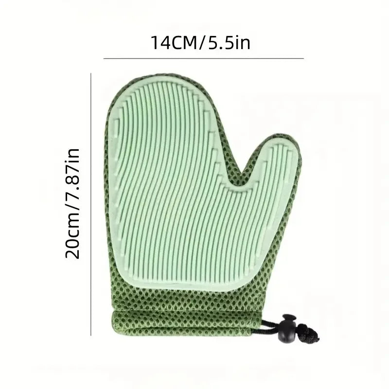 2-in-1 Reversible Pet Hair Remover Gloves for Cats Dogs