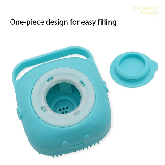 Soft Silicone Pet Bath Massage Gloves for Dogs and Cats