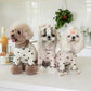 Autumn Winter Pet Vest Cute Heart Print Dog Clothes