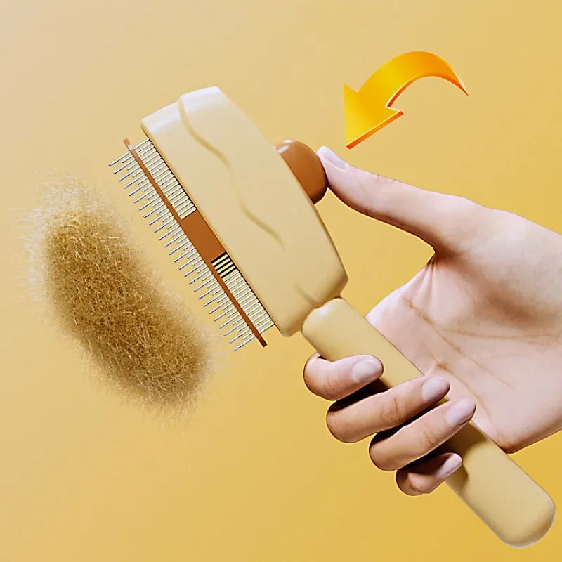 Self-Cleaning Dog Comb and Grooming Brush for Pets