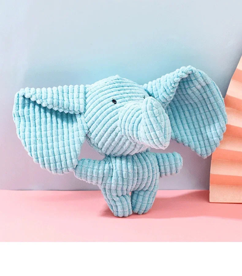 Plush Dog Toys Bite-Resistant Squeaky Cute Animal Shapes