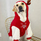 Winter Warm Dog Sweatshirt Cotton Fleece Christmas Clothes Large