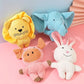 Plush Dog Toys Bite-Resistant Squeaky Cute Animal Shapes