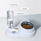 Pet Food Water Container 2-in-1 Dispenser for Cats Dogs