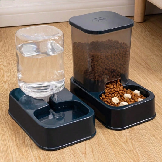 Pet Water and Food Dispenser Set for Cats Dogs
