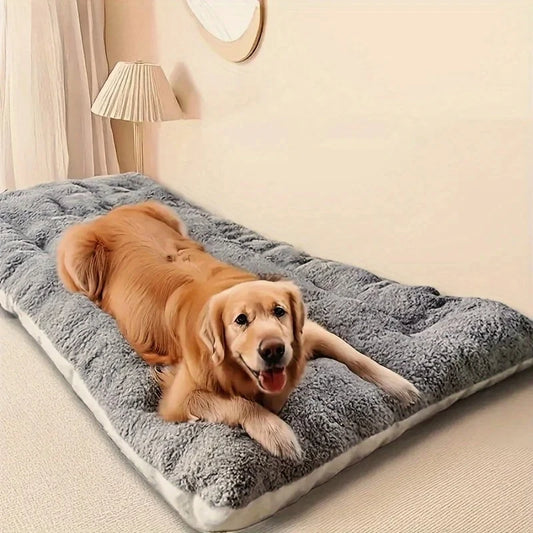 Large Plush Dog Bed Sofa Thick Soft Comfortable Pet Mat