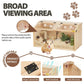 Wooden Hamster Cage Hutch Small Animal Hideout with Top