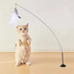 Funny Kitten Play Wand Toy Colorful Feather with Bell