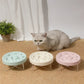 Raised Anti-Choke Cat Food Bowl Slow Feeder for Cats