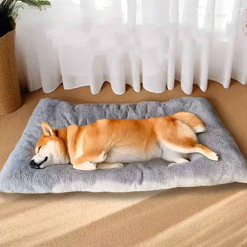Large Plush Dog Bed Sofa Thick Soft Comfortable Pet Mat