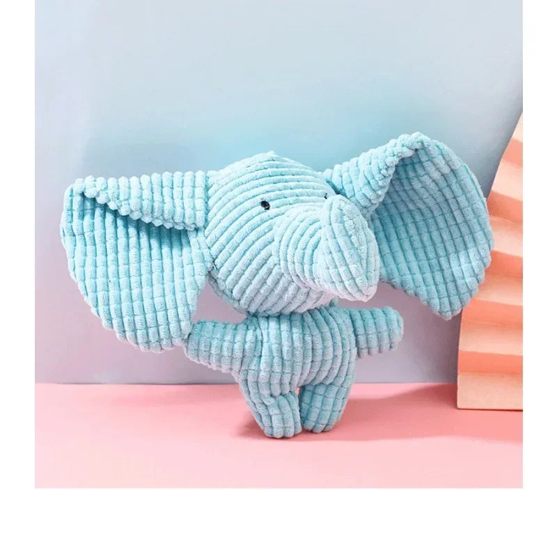 Plush Dog Toys Bite-Resistant Squeaky Cute Animal Shapes