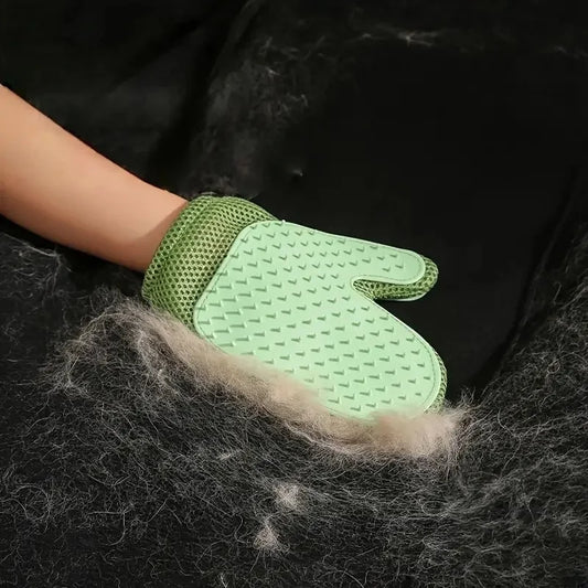 2-in-1 Reversible Pet Hair Remover Gloves for Cats Dogs