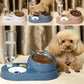 Pet Food Water Container 2-in-1 Dispenser for Cats Dogs