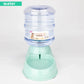 Large Capacity Pet Feeder Bowls with Automatic Water Dispenser