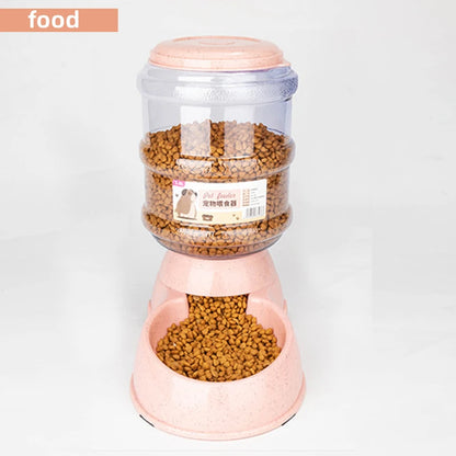 Pet Feeding Bowls for Cats Dogs with Water Dispenser