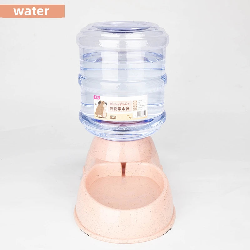 Pet Feeding Bowls for Cats Dogs with Water Dispenser