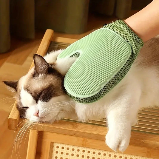 2-in-1 Reversible Pet Hair Remover Gloves for Cats Dogs