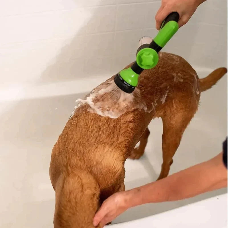 High-Pressure Adjustable Dog Shower Sprayer with 3 Cleaning Modes