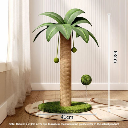 Mushroom Sisal Cat Scratching Post Vertical Claw Grinding Pad