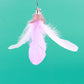 Funny Kitten Play Wand Toy Colorful Feather with Bell