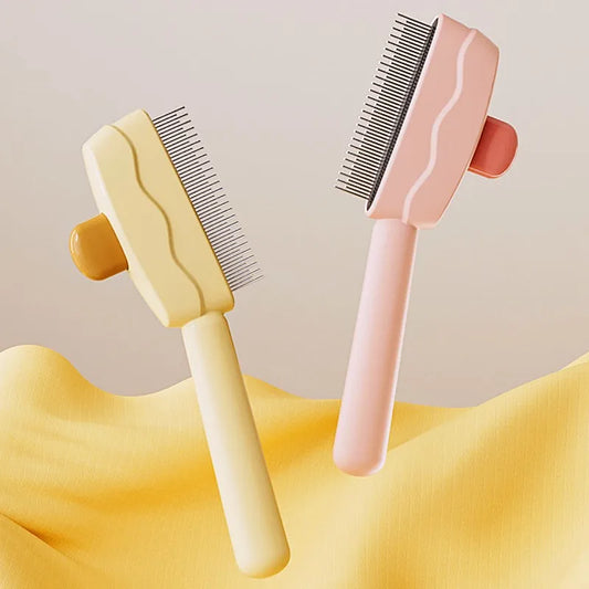 Self-Cleaning Dog Comb and Grooming Brush for Pets