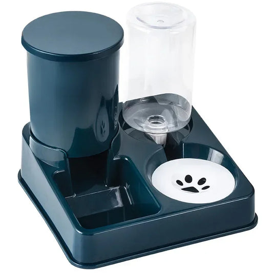 2-in-1 Automatic Cat Feeder and Water Dispenser Set