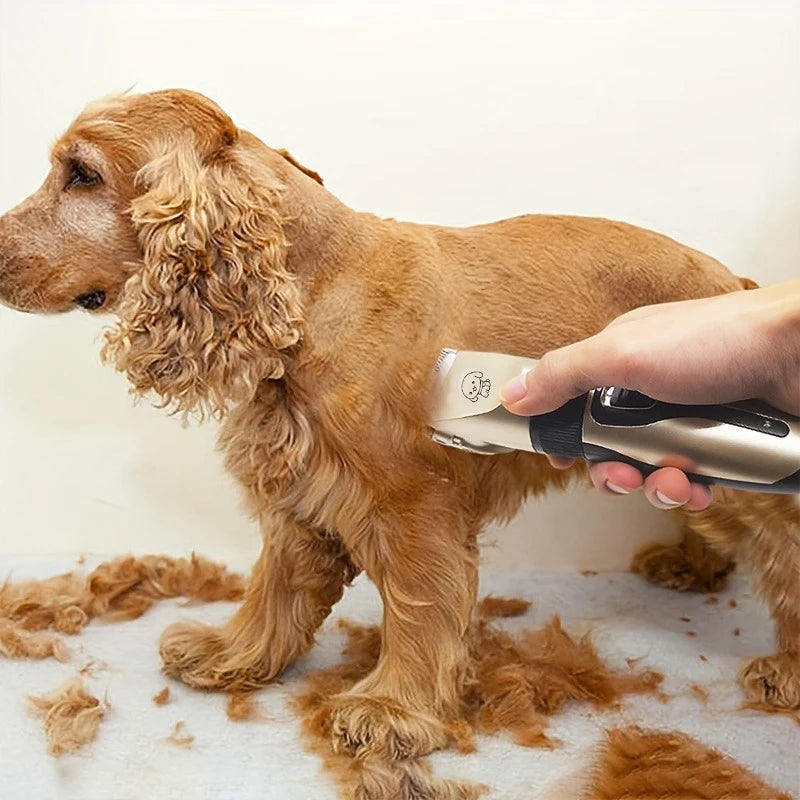 Electric Pet Hair Trimmer Kit for Dogs and Cats