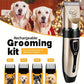 Electric Pet Hair Trimmer Kit for Dogs and Cats