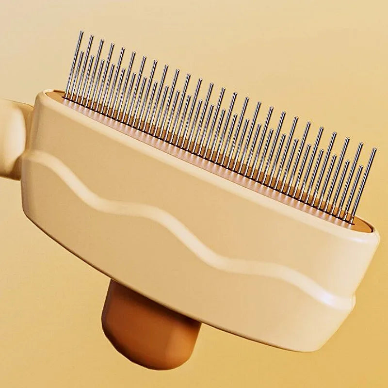 Self-Cleaning Dog Comb and Grooming Brush for Pets